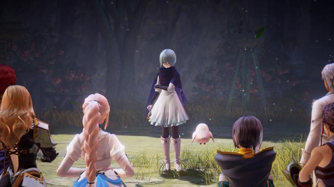 The main party co<em></em>nfronting Nazamil in Tales of Arise: Beyond the Dawn